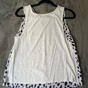 White and Black Spotted Tank